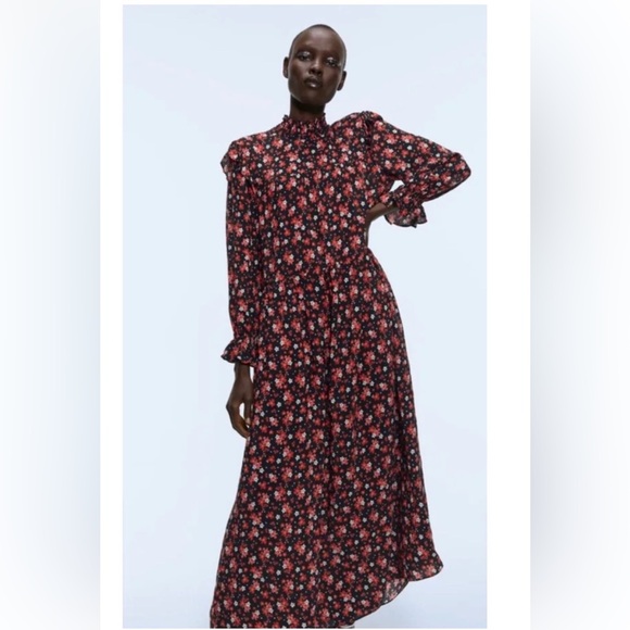 Zara Maxi Floral DRESS (Condition as New) - Picture 4 of 6